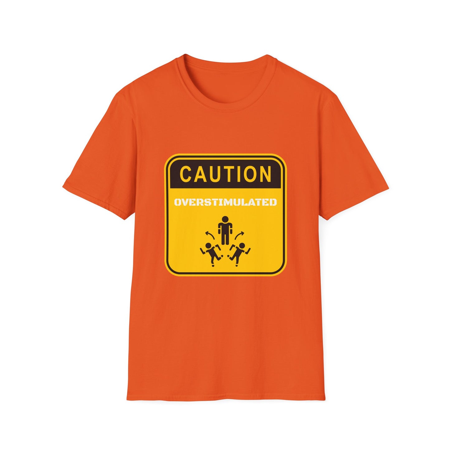 Caution: Overstimulated – Neurodivergent Awareness Unisex Tee