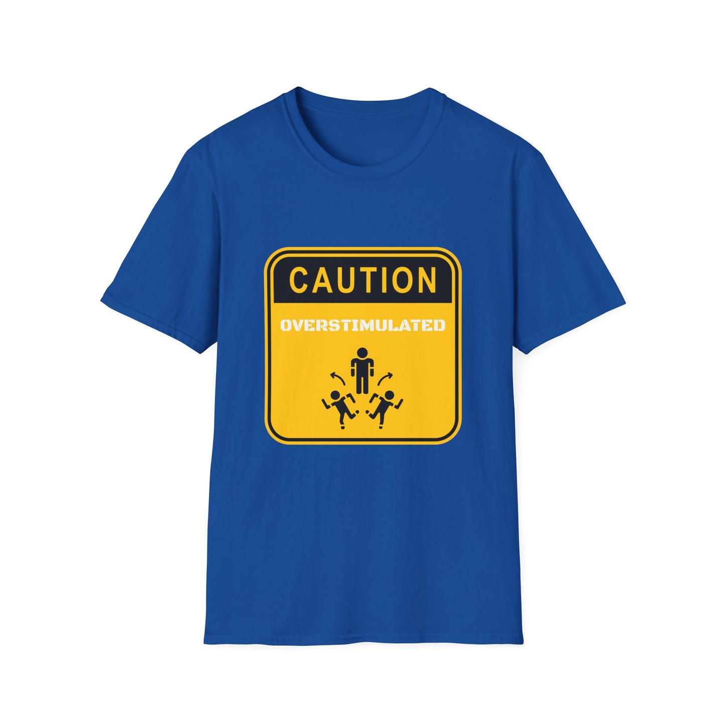 Caution: Overstimulated – Neurodivergent Awareness Unisex Tee