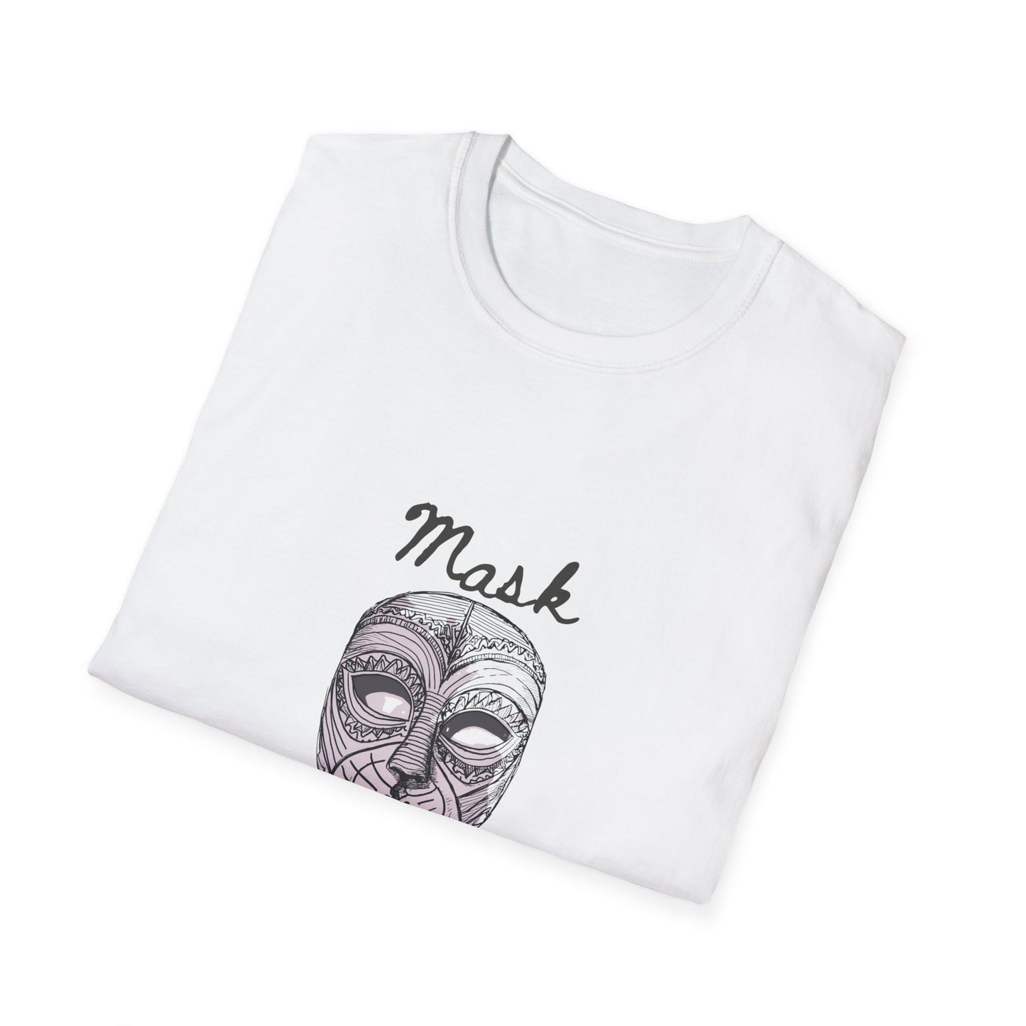 Mask Off – Hand-Drawn Neurodivergent Unmasking Unisex Tee