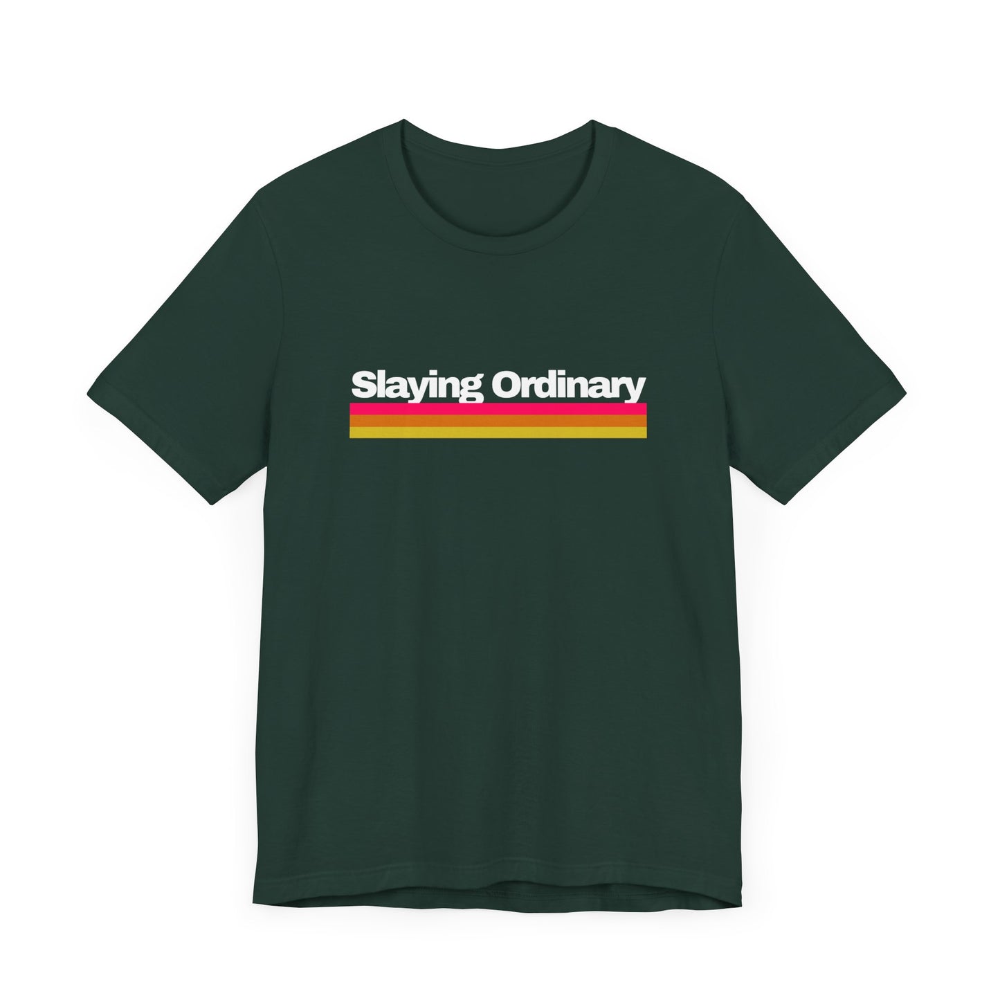 Retro Slaying Ordinary Unisex Jersey Tee