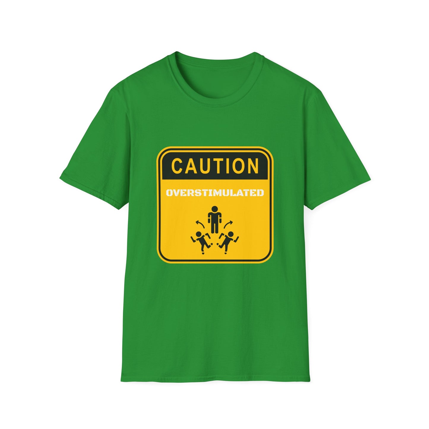 Caution: Overstimulated – Neurodivergent Awareness Unisex Tee