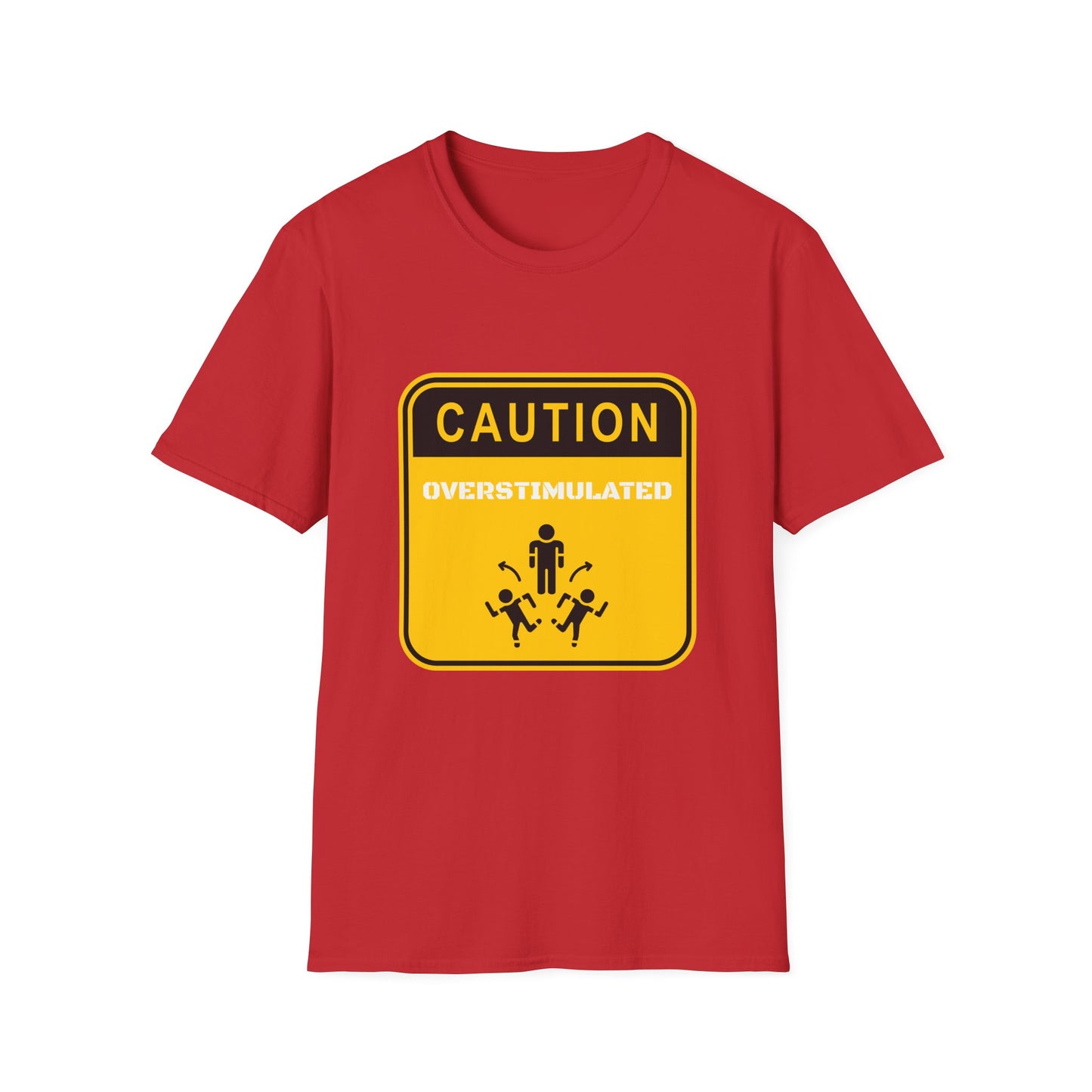 Caution: Overstimulated – Neurodivergent Awareness Unisex Tee