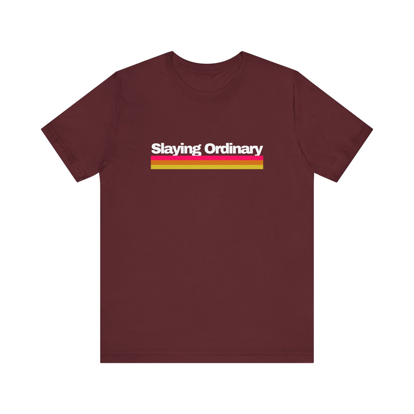 Retro Slaying Ordinary Unisex Jersey Tee