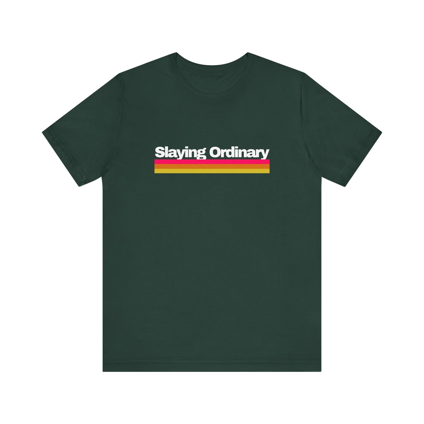 Retro Slaying Ordinary Unisex Jersey Tee