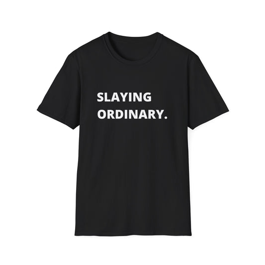 Slaying Ordinary Letter Unisex Softstyle Tee