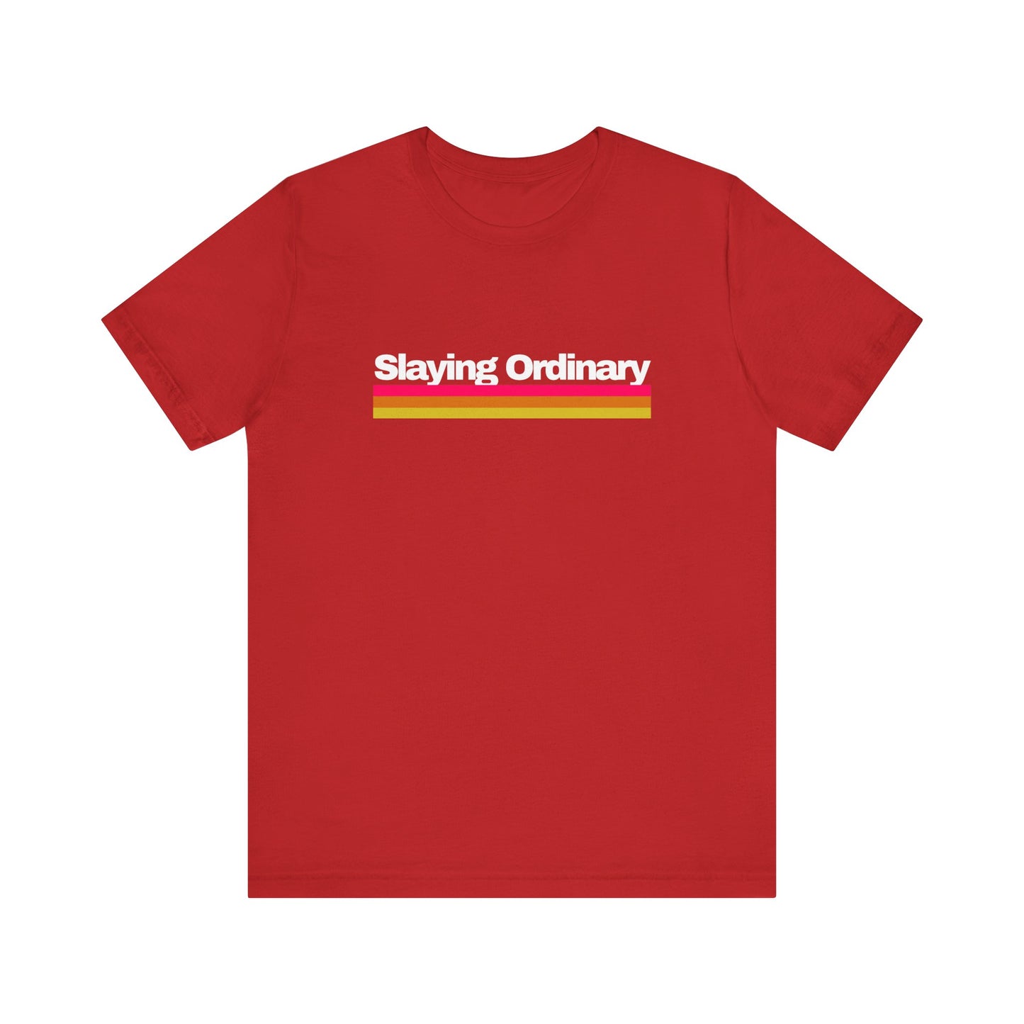 Retro Slaying Ordinary Unisex Jersey Tee
