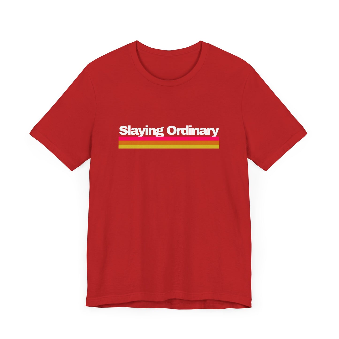 Retro Slaying Ordinary Unisex Jersey Tee