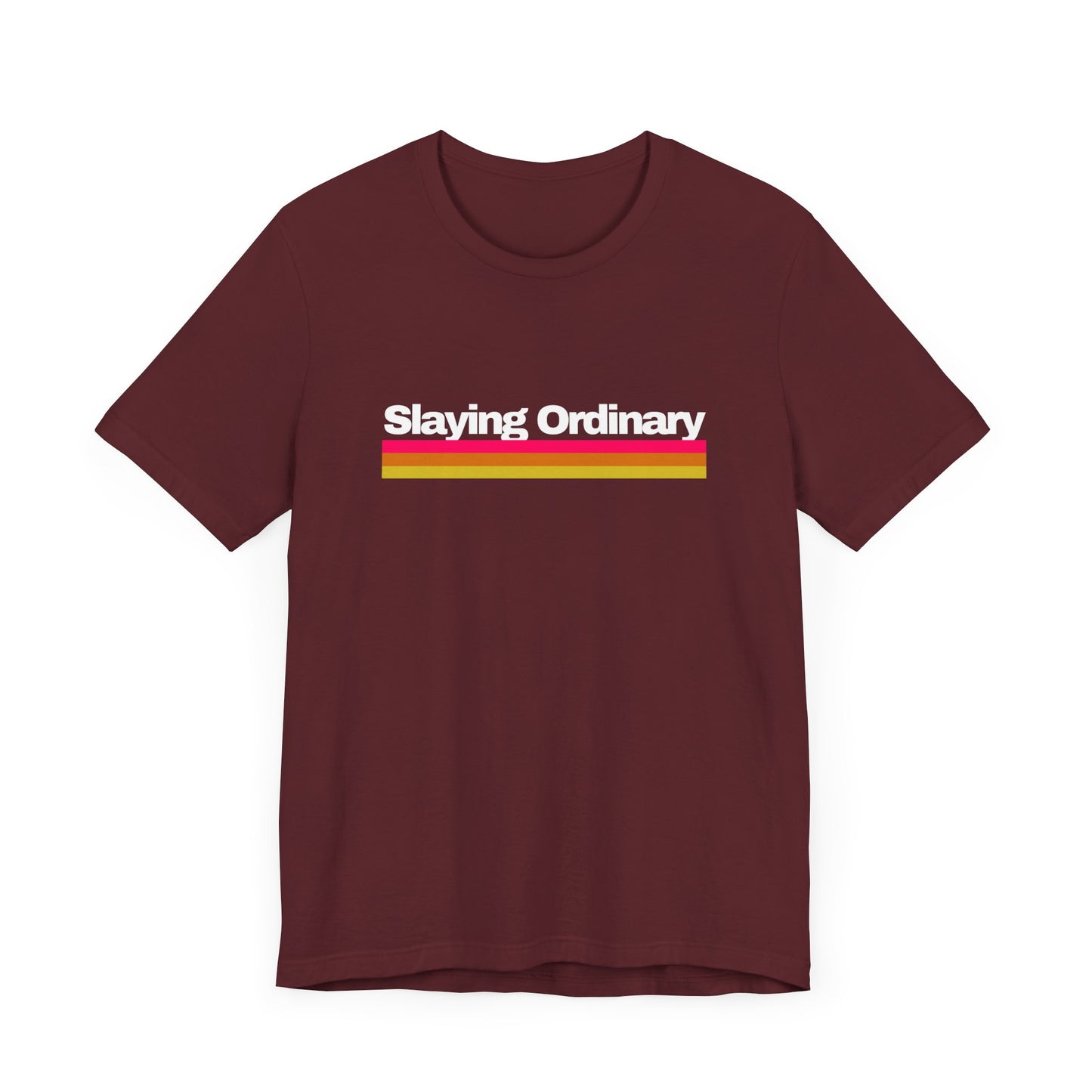 Retro Slaying Ordinary Unisex Jersey Tee
