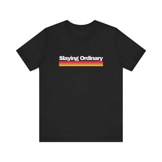 Retro Slaying Ordinary Unisex Jersey Tee