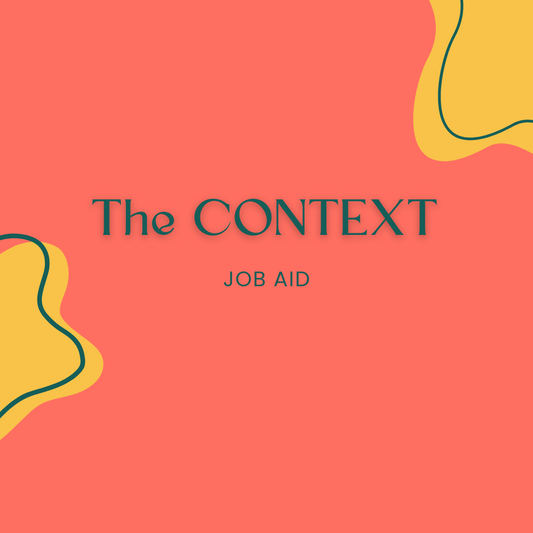 The Context Job Aid – Free Communication Tool